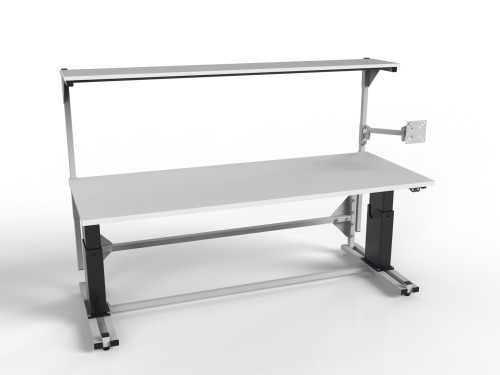 Stół regulowany elektrycznie SMREP-2-001 z półką