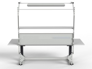 Duży stół montażowy 2500 mm regulowany elektrycznie