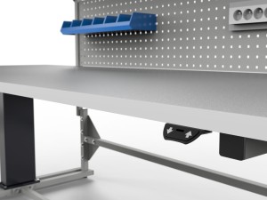 Duży stół montażowy 2500 mm regulowany elektrycznie