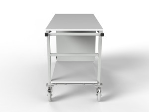 Wózek warsztatowy WN-02-K1 1200x760x550 mm z szafką i półką