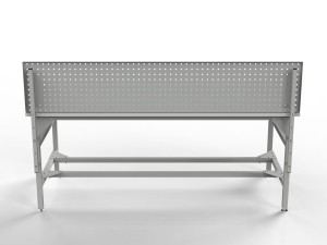 Stół warsztatowy SMW 2000/1500x900x800 mm ze ścianką perforowaną