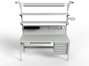 Stół montażowy ESD 1800x700 mm SMRPK2C-0718-ESD