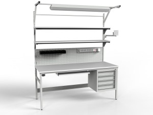 Stół montażowy ESD 1800x700 mm SMRPK2C-0718-ESD