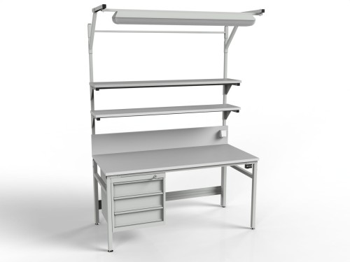 Stół montażowy ESD 1500x700 mm SMRPK1C-0715-ESD